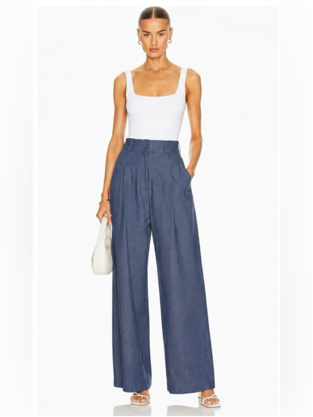 Maria de la Orden High-Waisted Wide Leg Trousers – Small